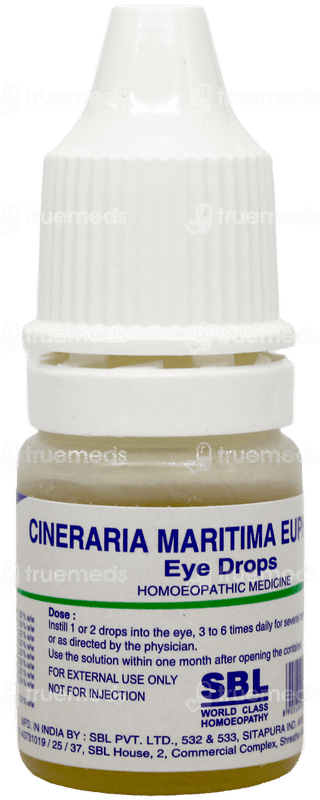 Sbl Cineraria Maritima Euphrasia Eye Drops 5Ml
